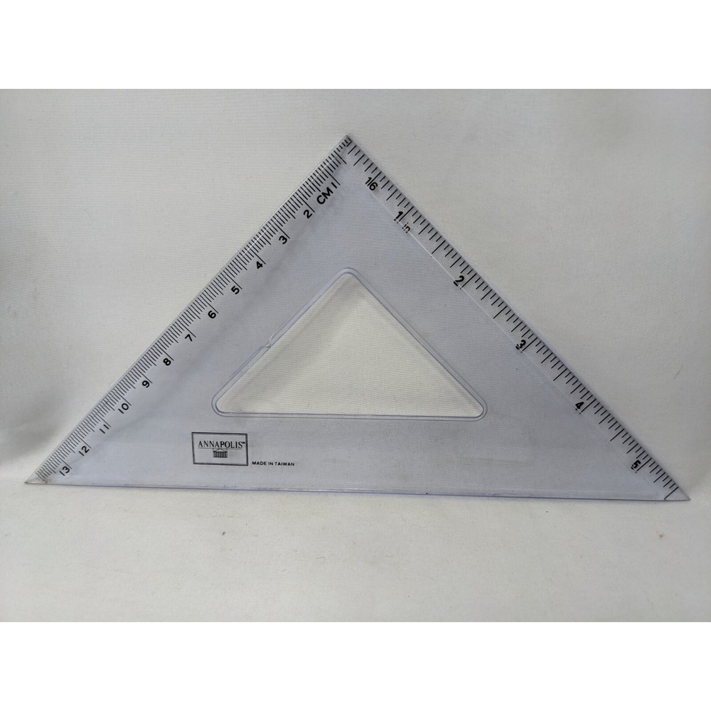 Annapolis Protractor Triangle Ruler Lot - Picture 2 of 8